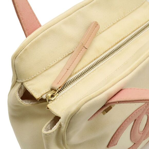 Chanel Marshmallow Canvas Tote Bag